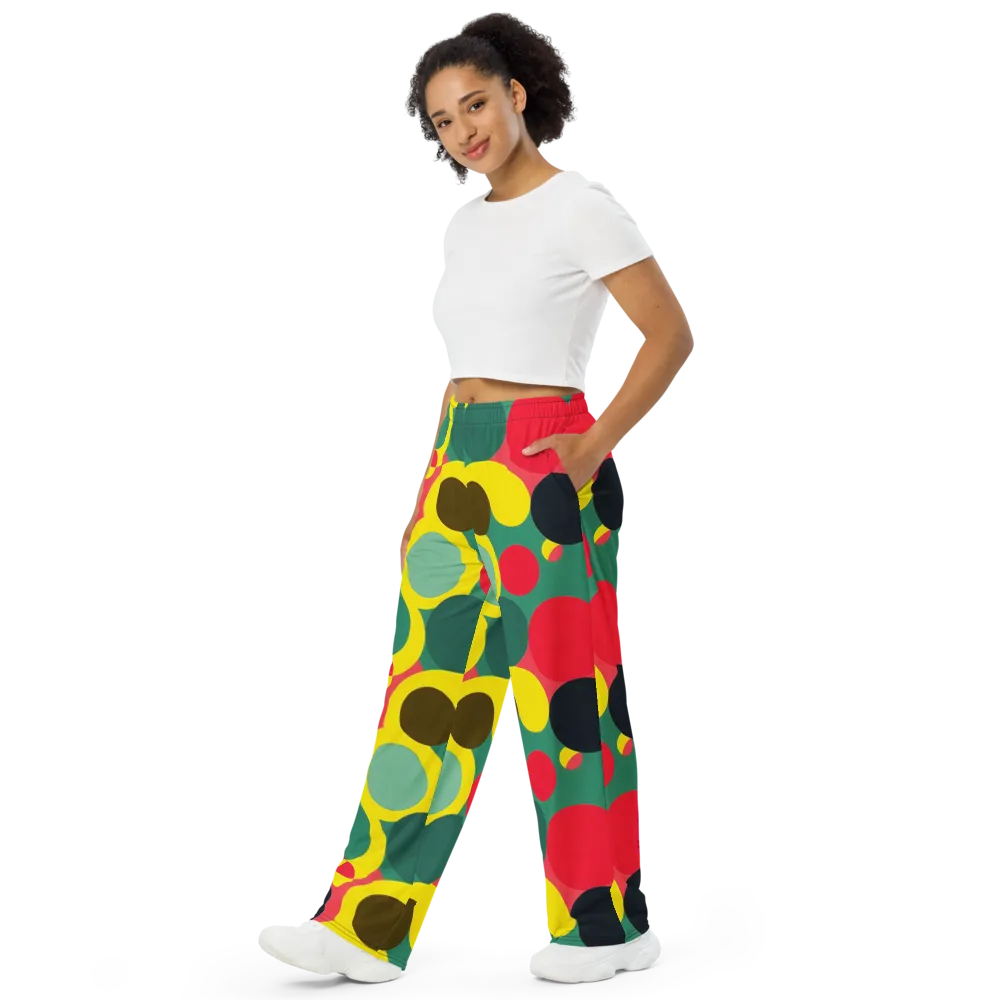 Modular Eclipse on Wide-Leg Pants — Left Front