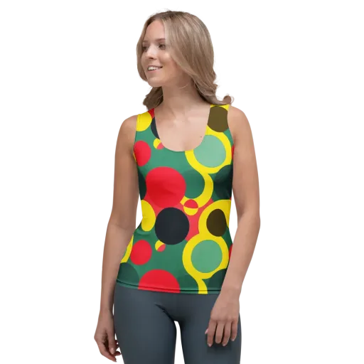 Modular Eclipse on a Women's Tank Top
