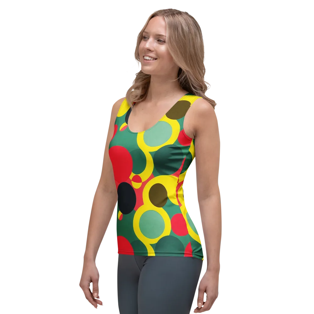 Modular Eclipse on Women's Tank Top — Left Front
