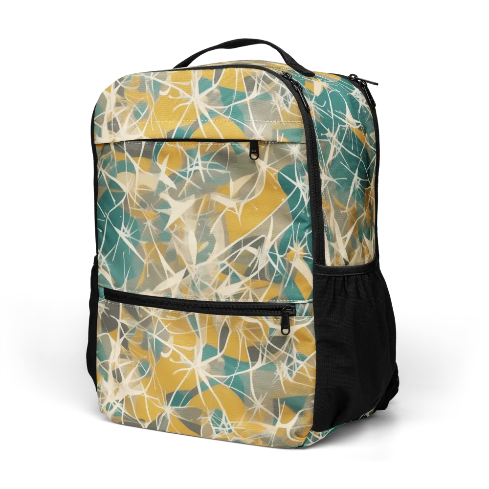 Ochre Interference on Utility Backpack — Left Front