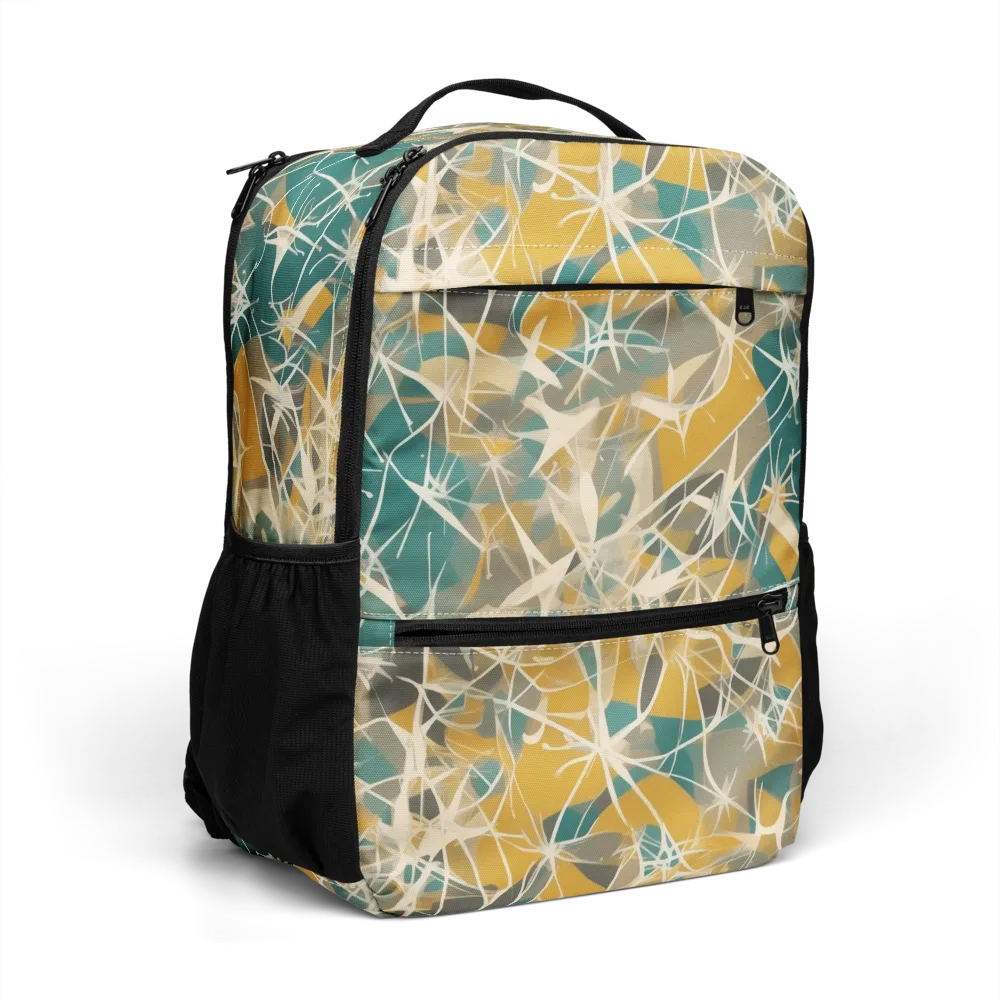 Ochre Interference on Utility Backpack — Right Front