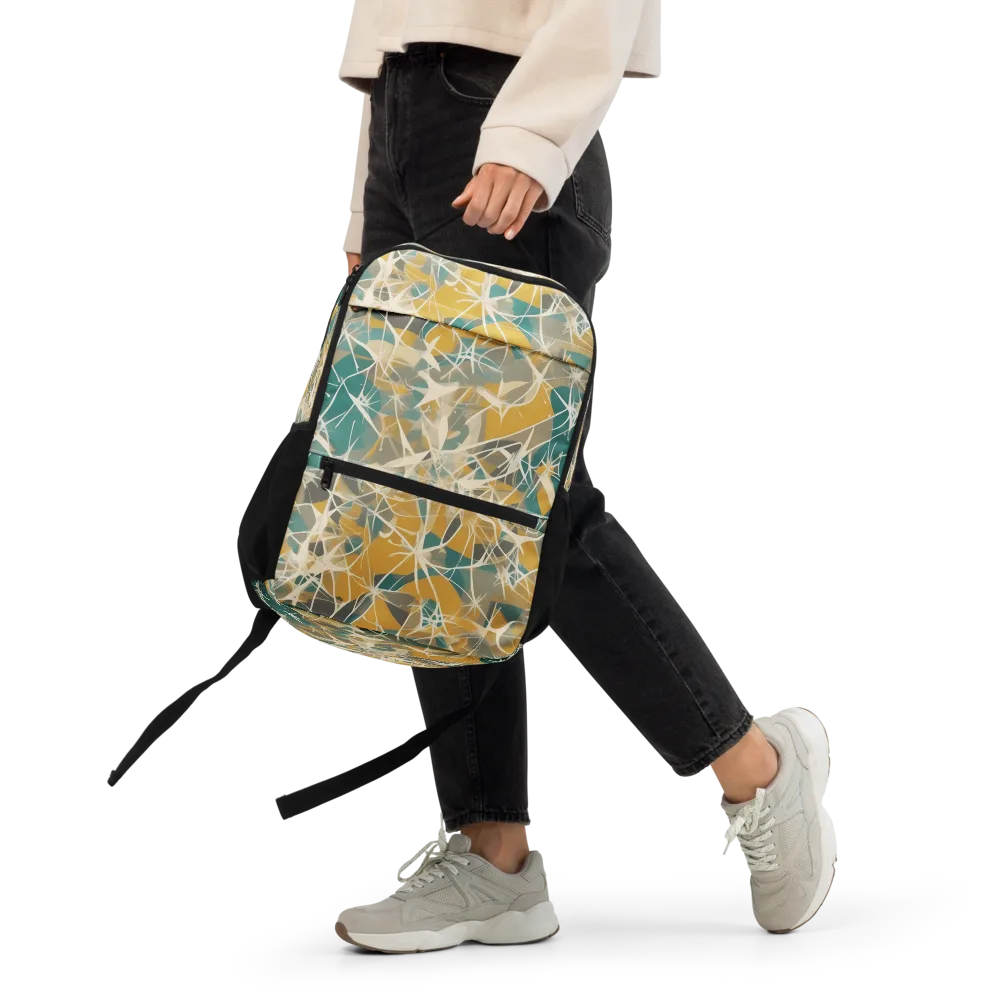 Ochre Interference on Utility Backpack — Front