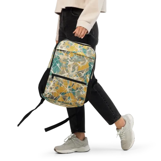 Ochre Interference on a Utility Backpack