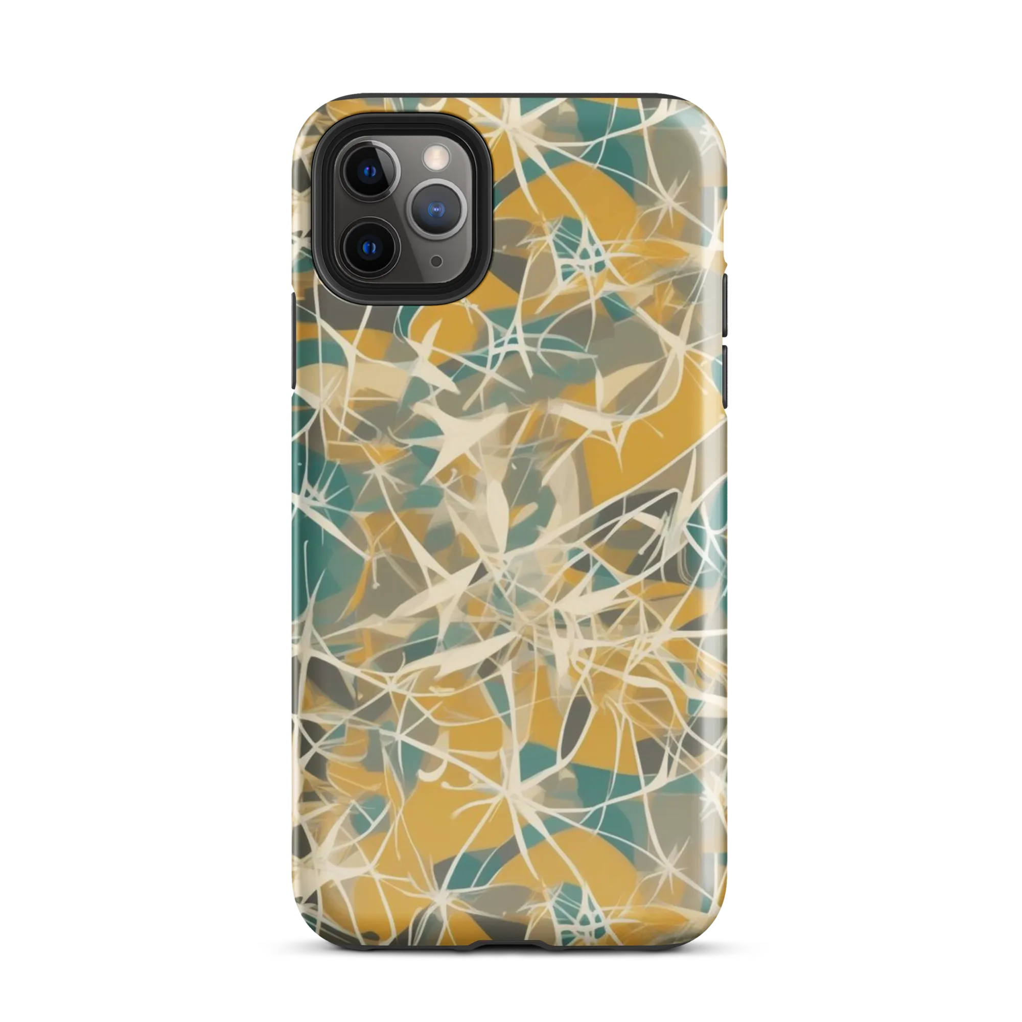 Ochre Interference on Tough Case for iPhone® — Front