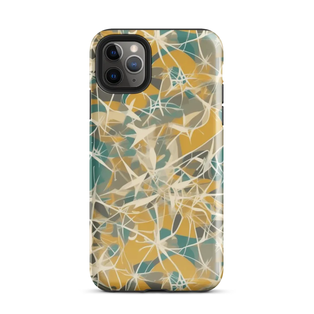Ochre Interference on Tough Case for iPhone® — Front