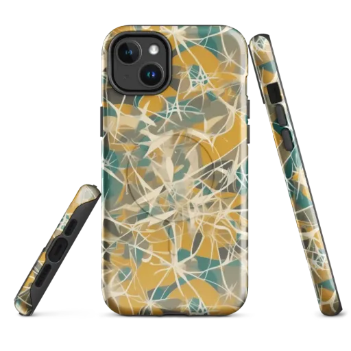 Ochre Interference on a MagSafe Tough Case for iPhone®