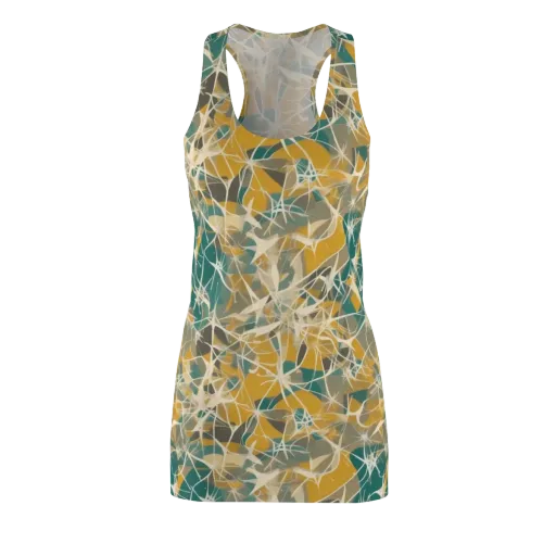 Ochre Interference on a Racerback Dress