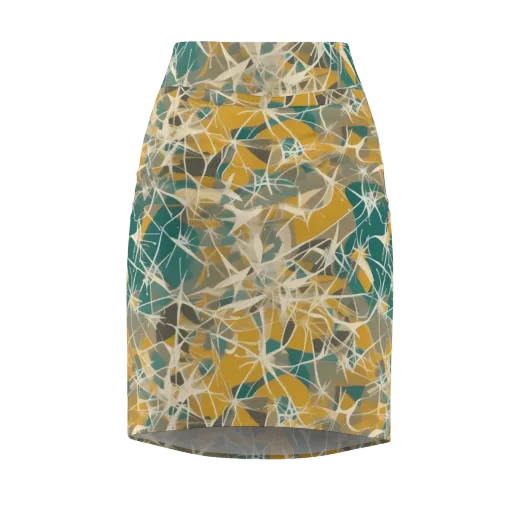Ochre Interference on a Pencil Skirt