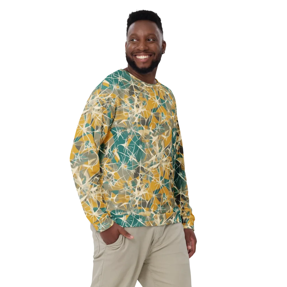 Ochre Interference on Sweatshirt — Front