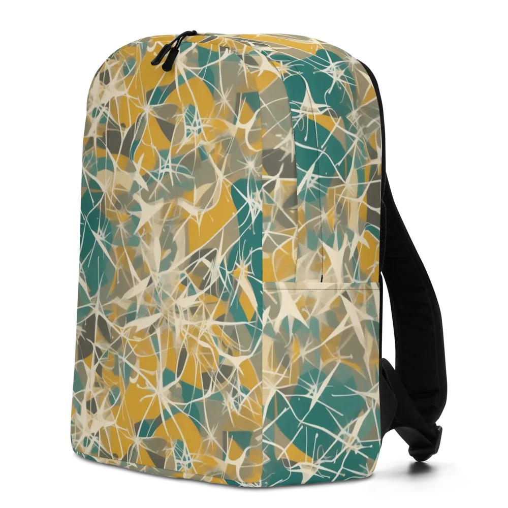 Ochre Interference on Minimalist Backpack — Left