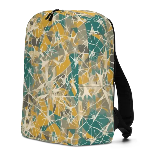 Ochre Interference on a Minimalist Backpack