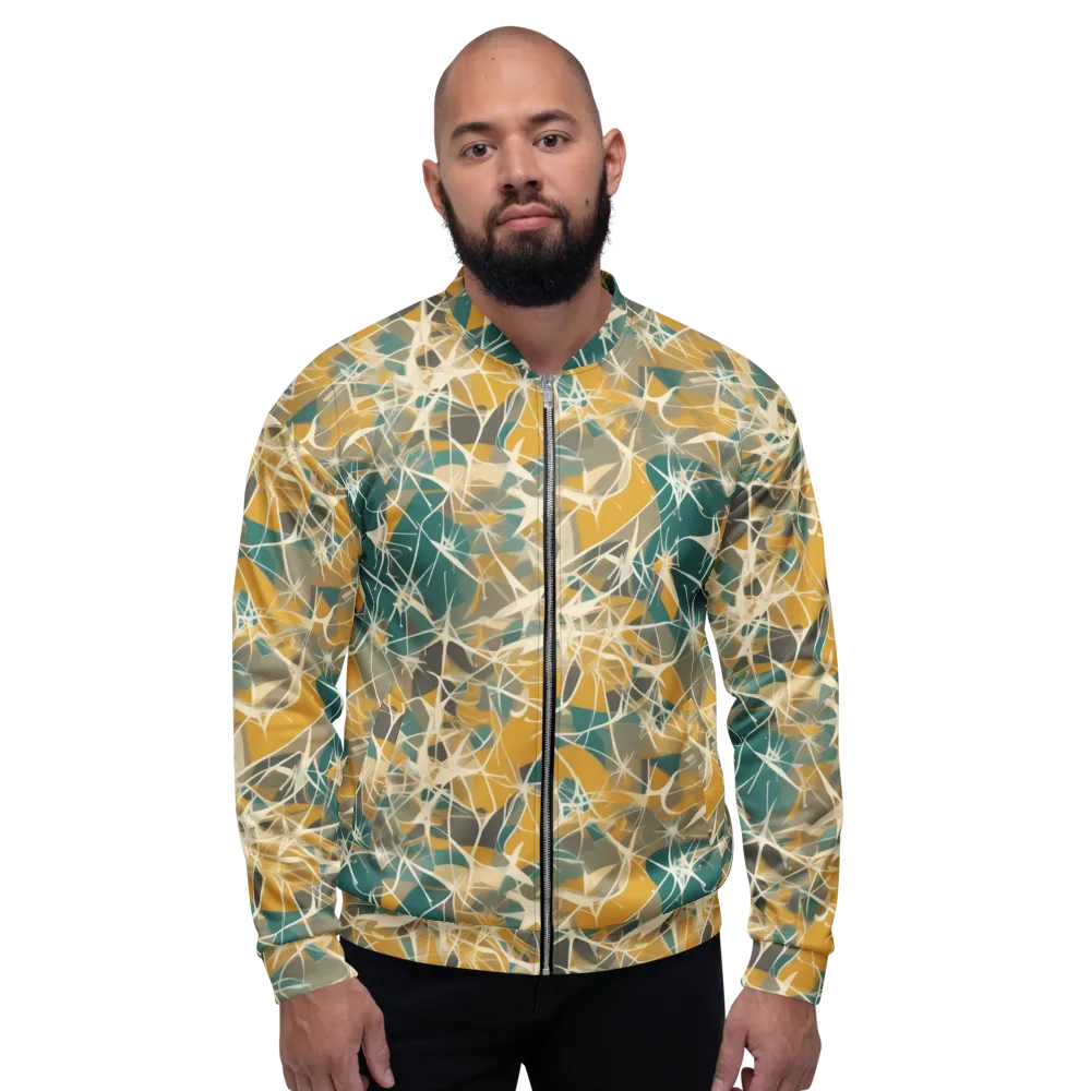 Ochre Interference on Bomber Jacket — Front