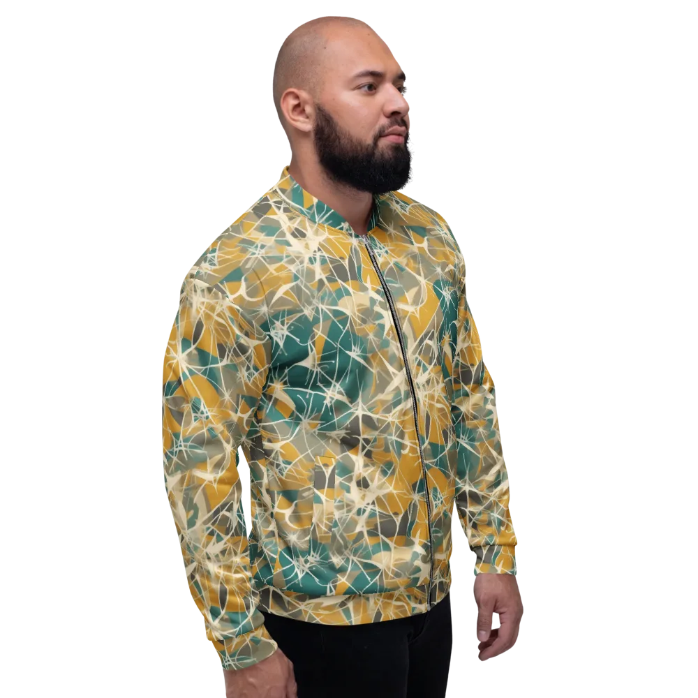 Ochre Interference on Bomber Jacket — Right