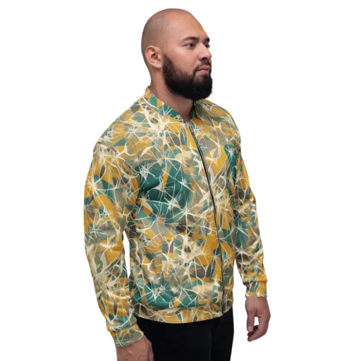 Ochre Interference on a Bomber Jacket