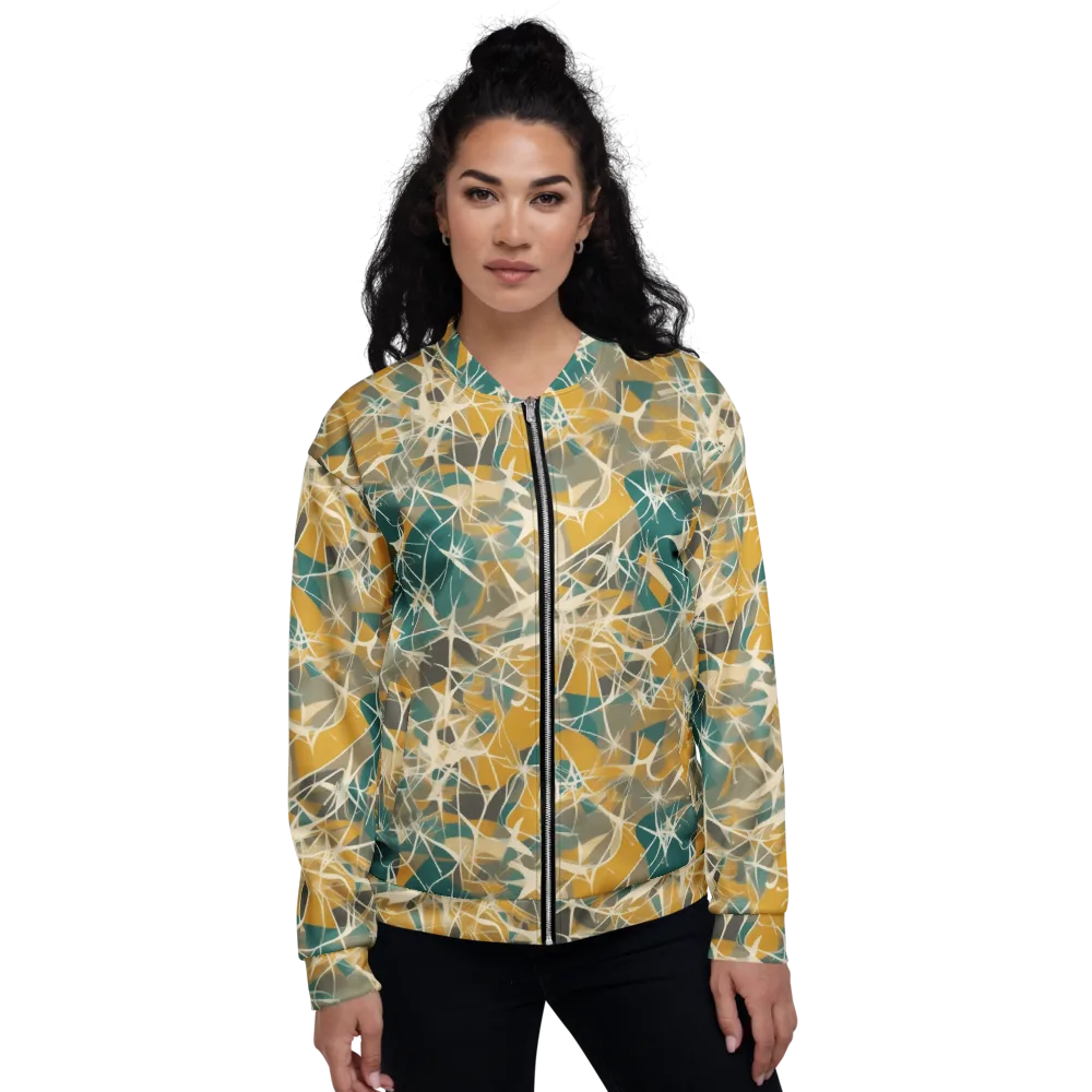 Ochre Interference on Bomber Jacket — Front