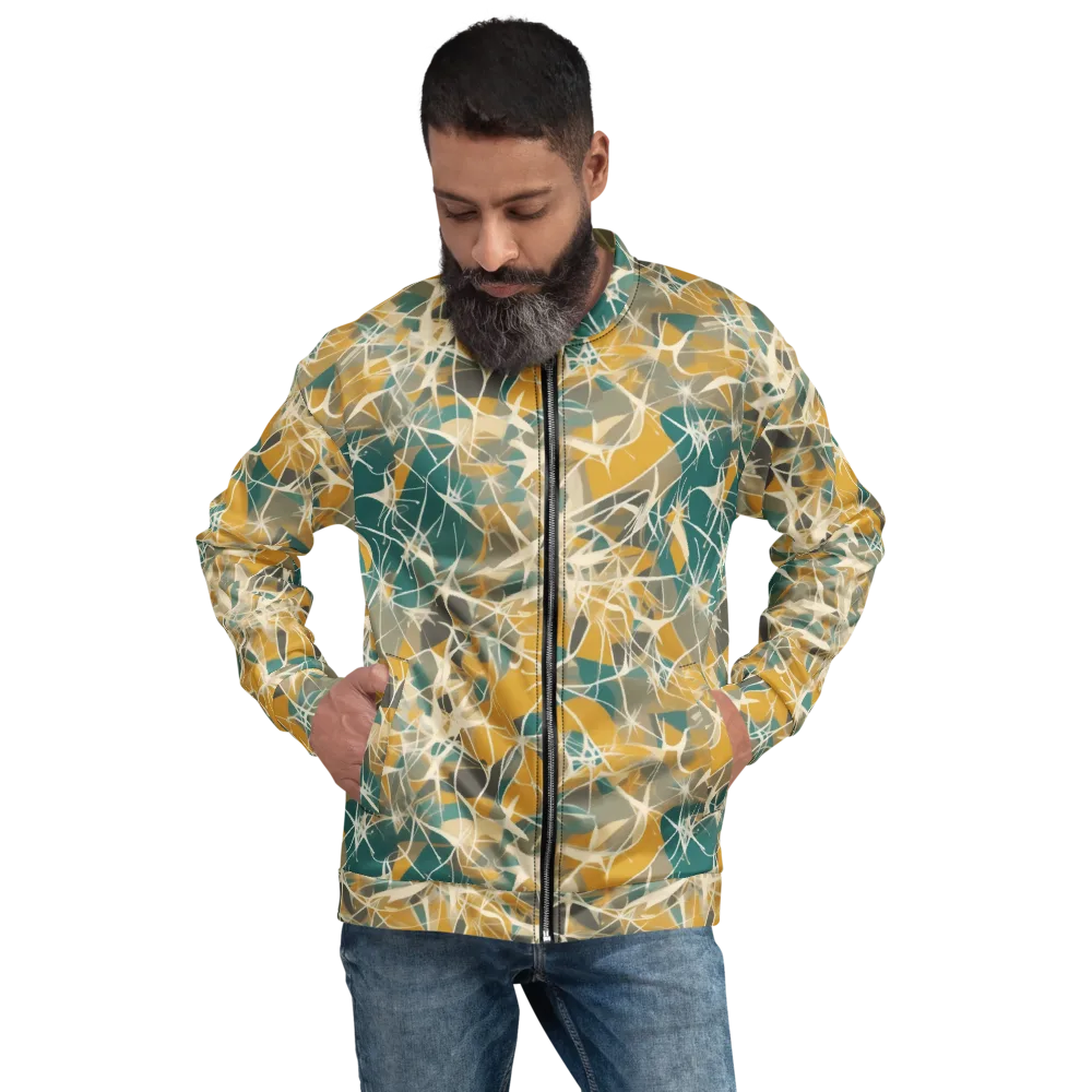 Ochre Interference on Bomber Jacket — Front
