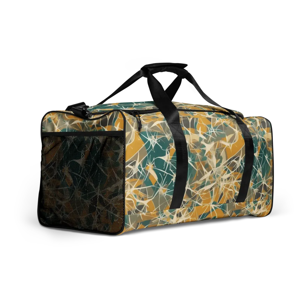 Ochre Interference on Duffle Bag — Right Front