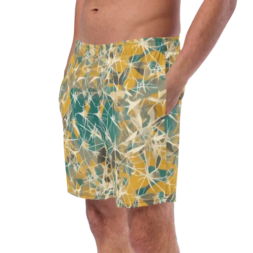 Ochre Interference on a Swim Trunks