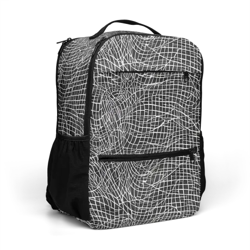 Obsidian Lattice on a Utility Backpack