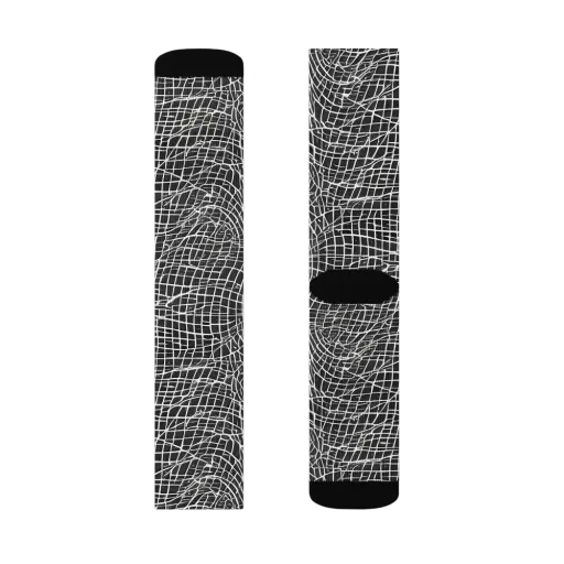 Obsidian Lattice on a Socks