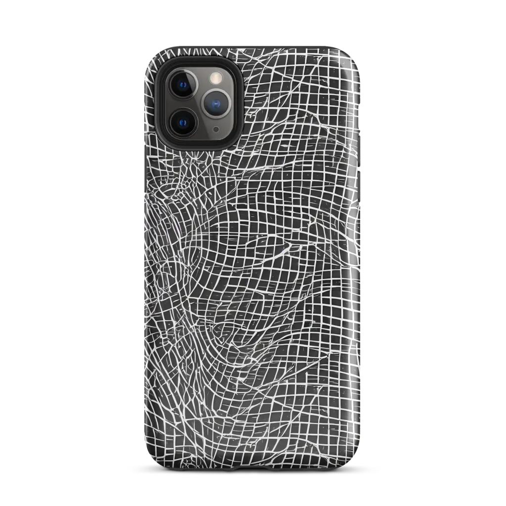 Obsidian Lattice on Tough Case for iPhone® — Front