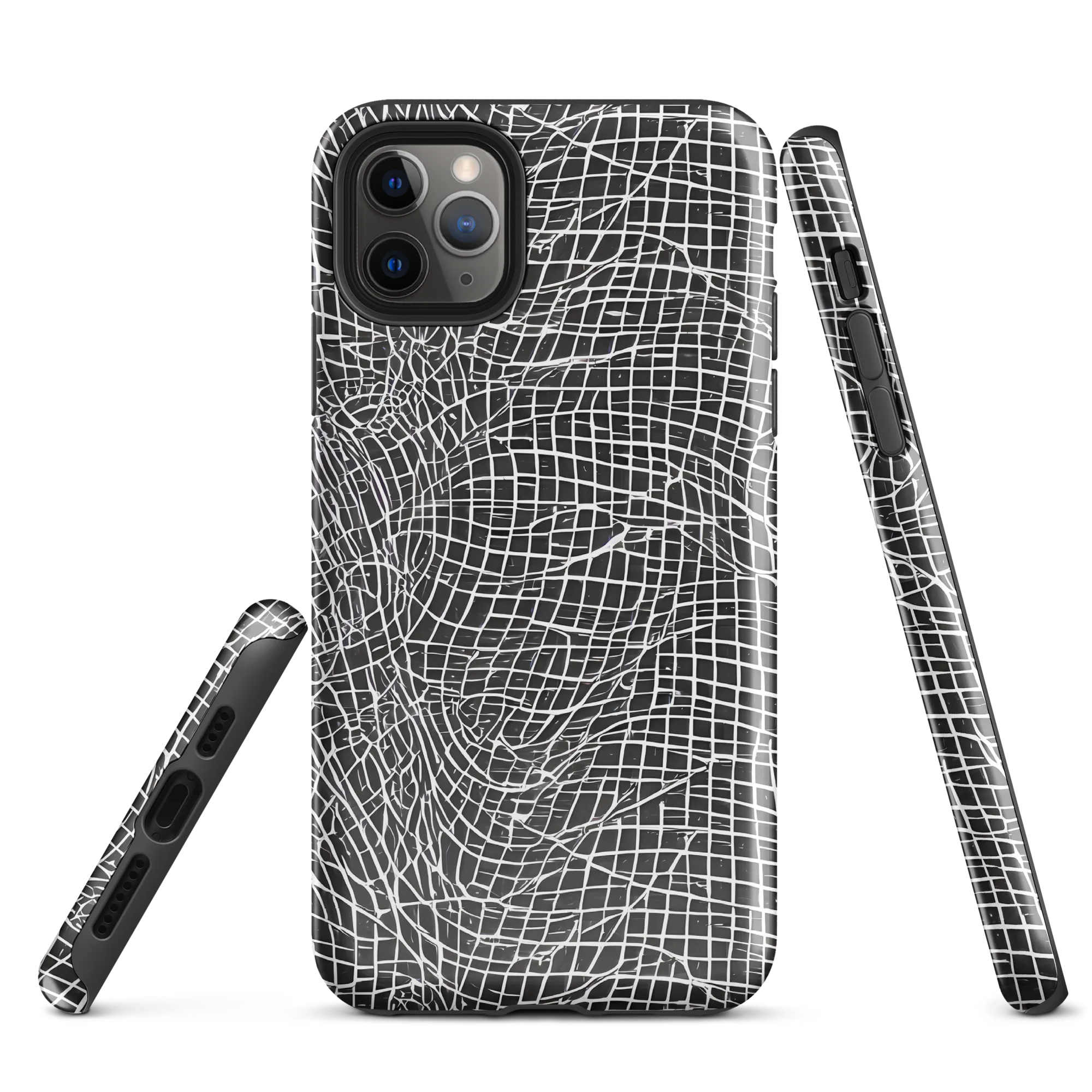Obsidian Lattice on Tough Case for iPhone® — Front