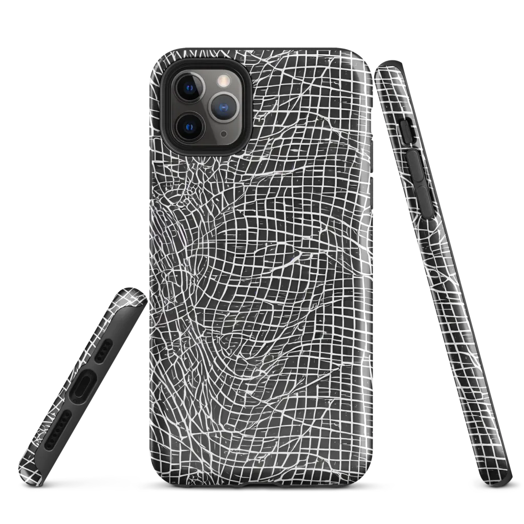 Obsidian Lattice on Tough Case for iPhone® — Front