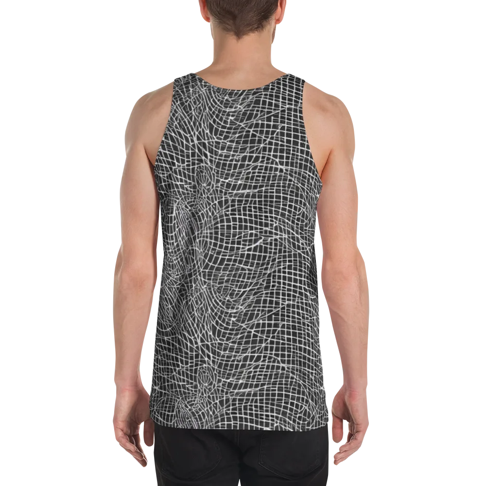 Obsidian Lattice on Men's Tank Top — Back