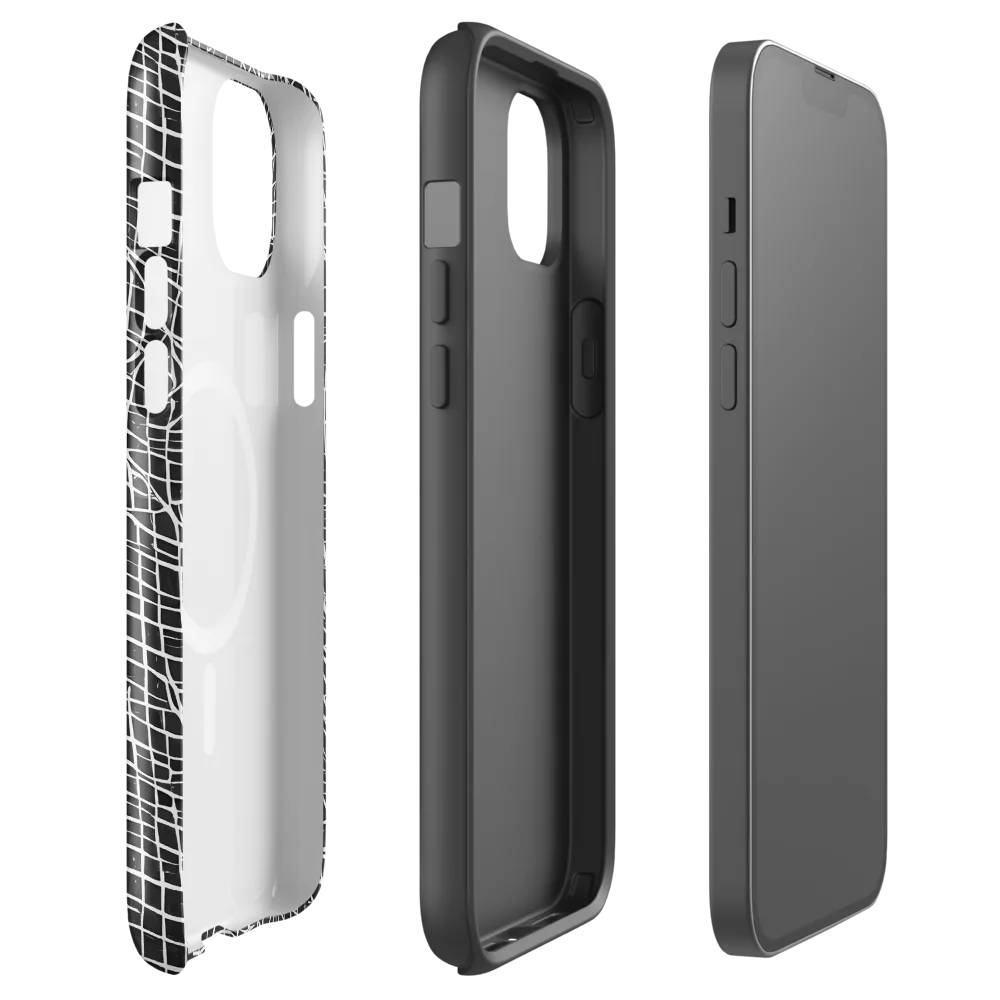 Obsidian Lattice on MagSafe Tough Case for iPhone® — Front