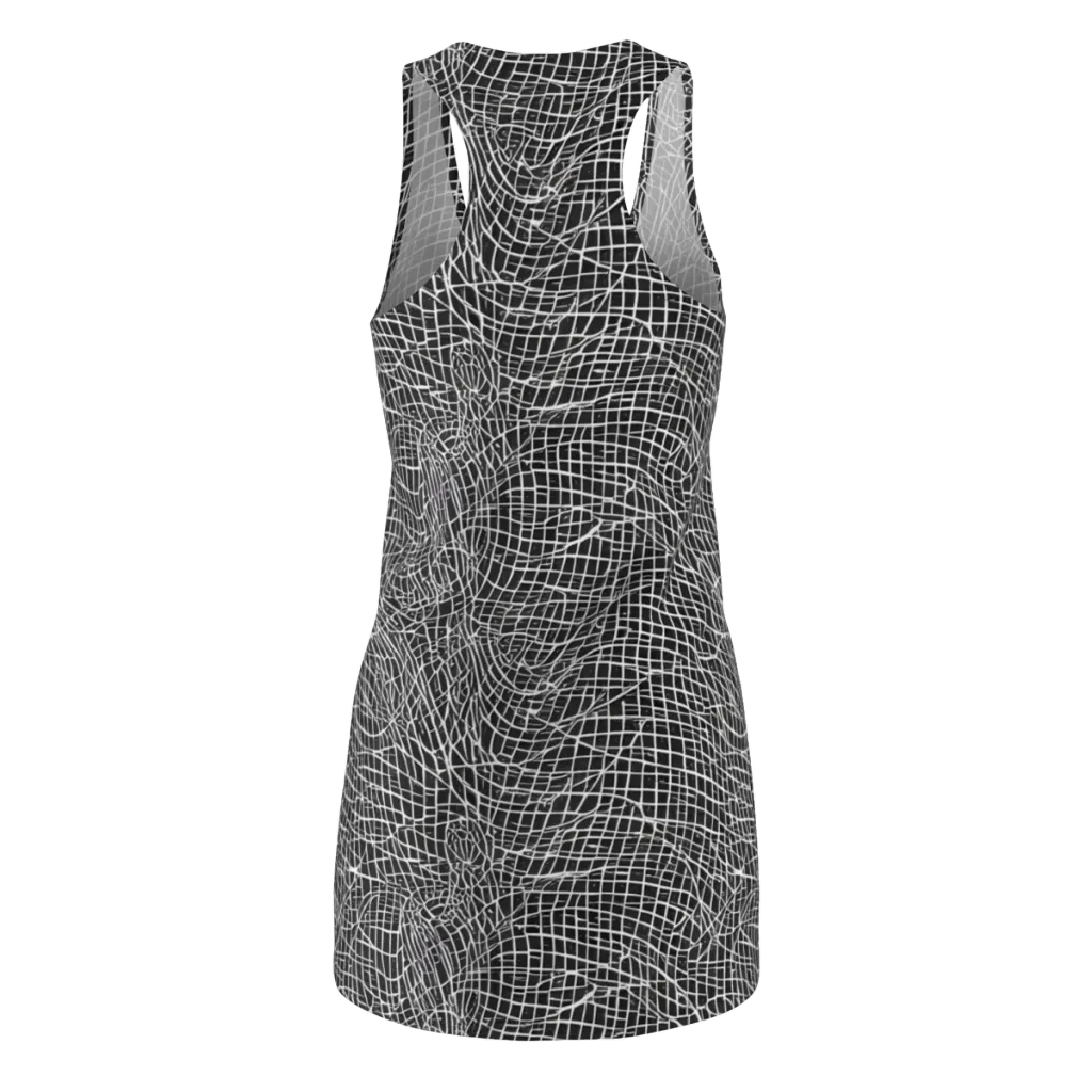 Obsidian Lattice on Racerback Dress — Back