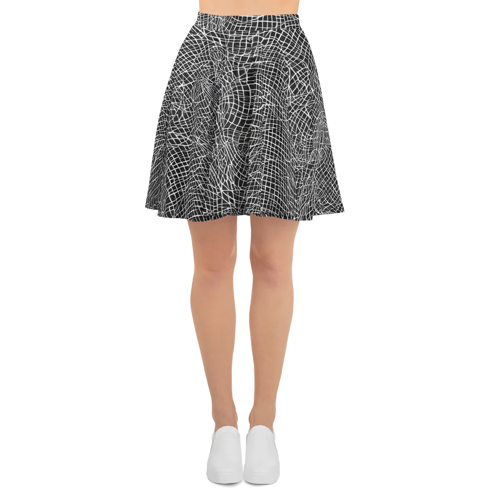 Obsidian Lattice on Skater Skirt — Front
