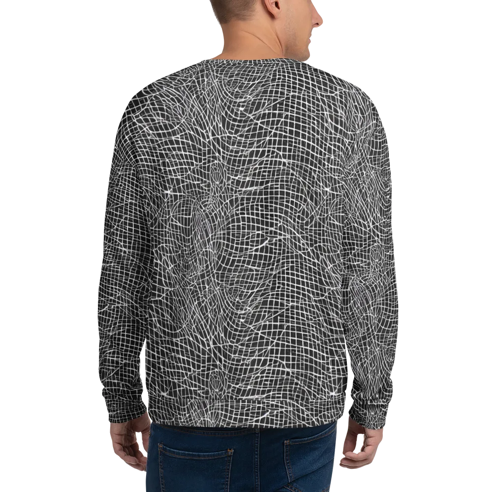Obsidian Lattice on Sweatshirt — Back
