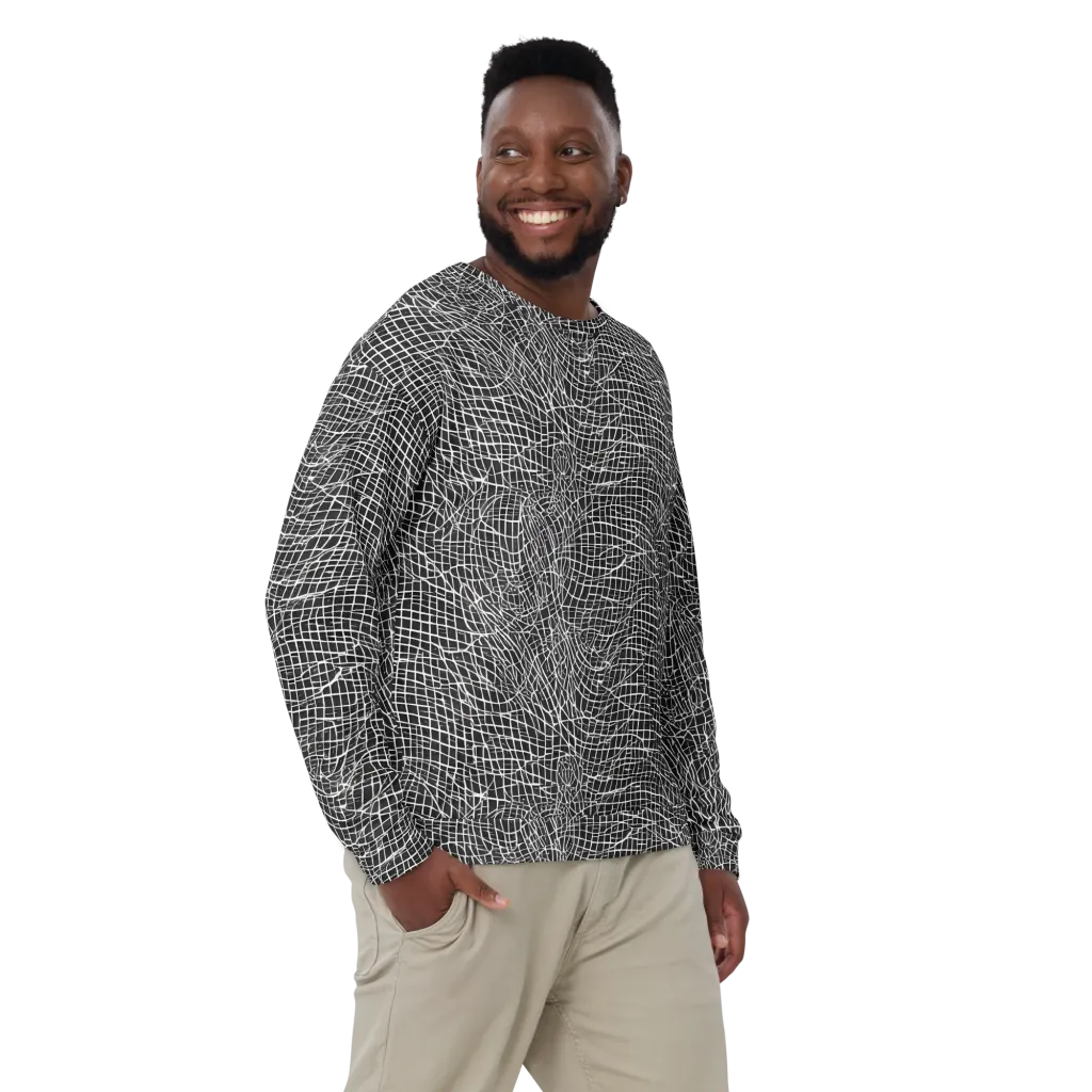Obsidian Lattice on Sweatshirt — Front