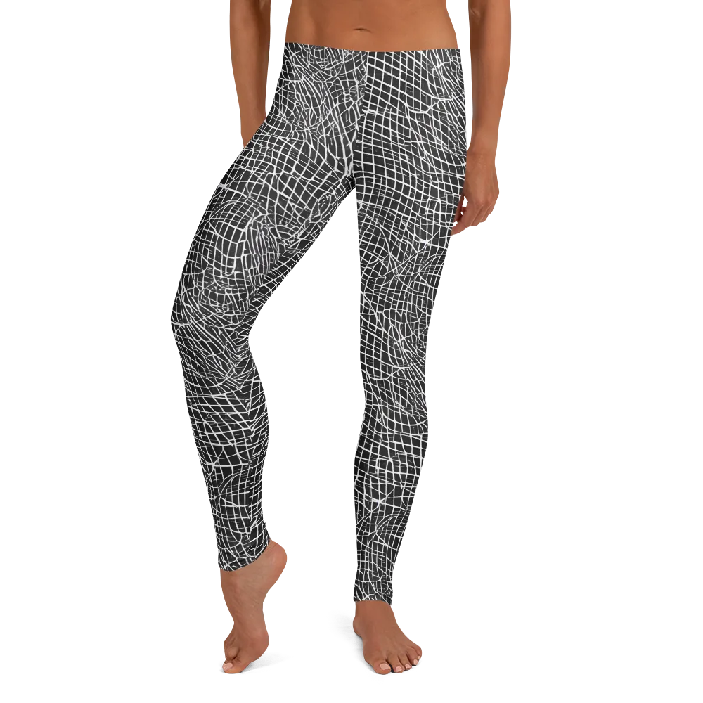 Obsidian Lattice on Leggings — Front