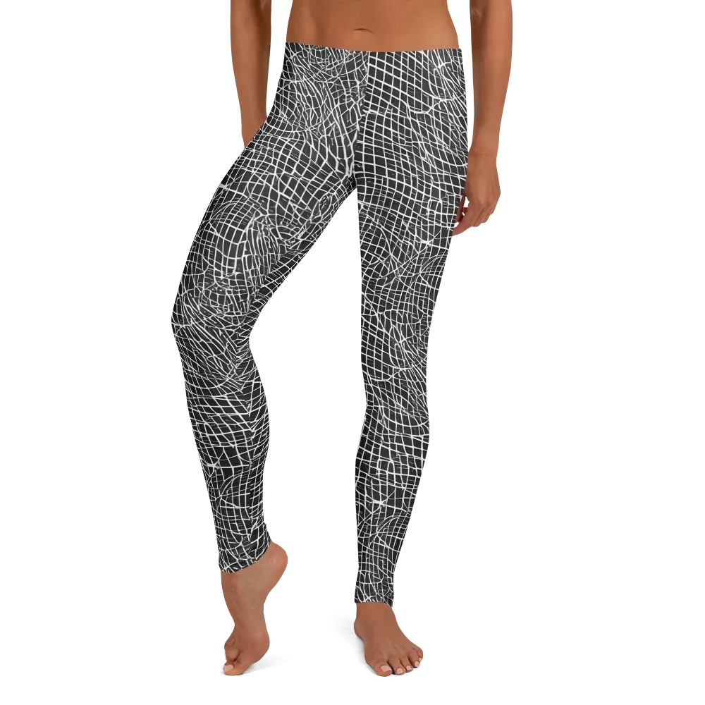 Obsidian Lattice on Leggings — Front