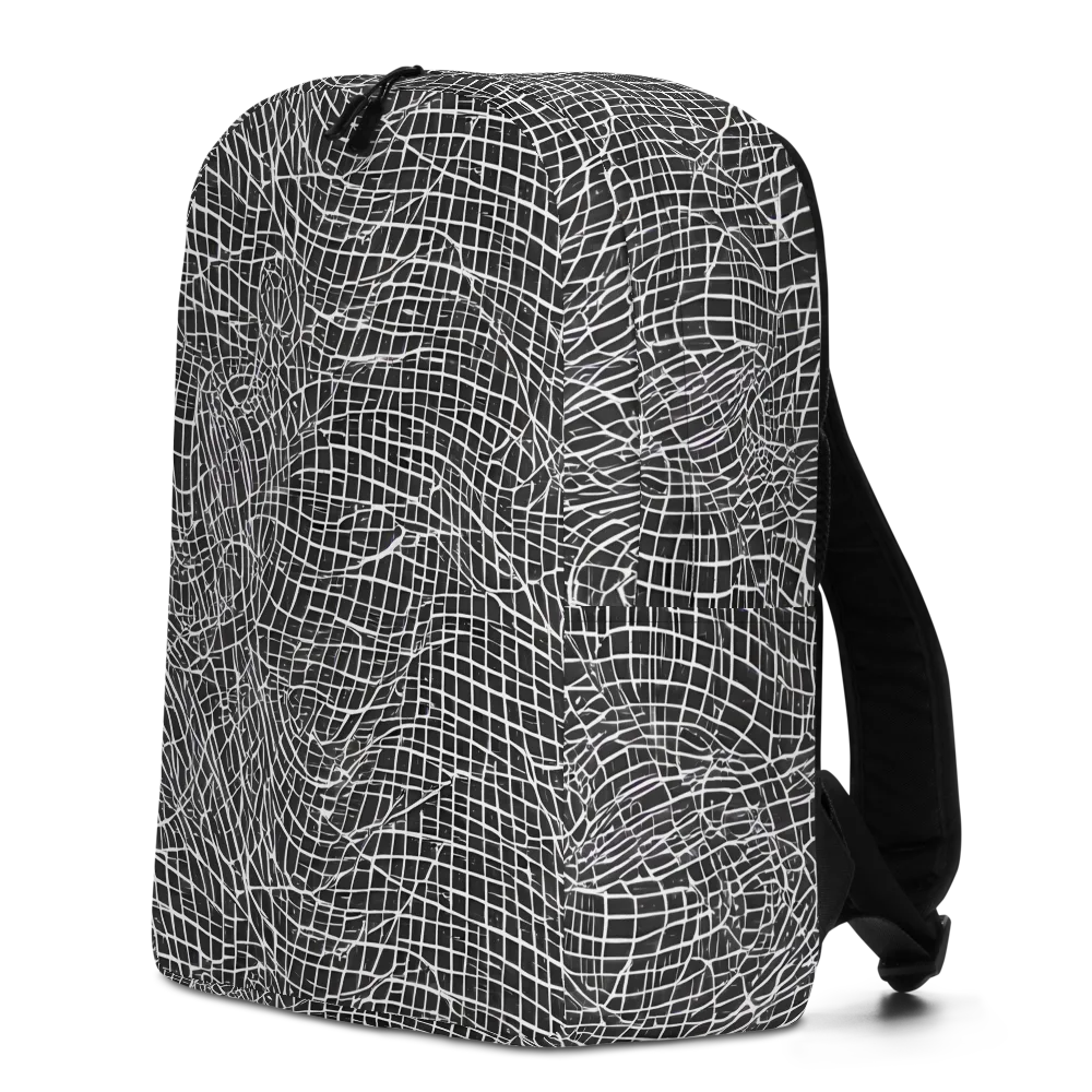 Obsidian Lattice on Minimalist Backpack — Left