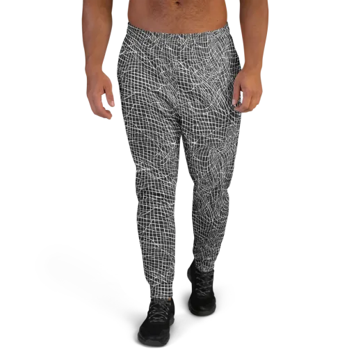 Obsidian Lattice on a Men's Joggers