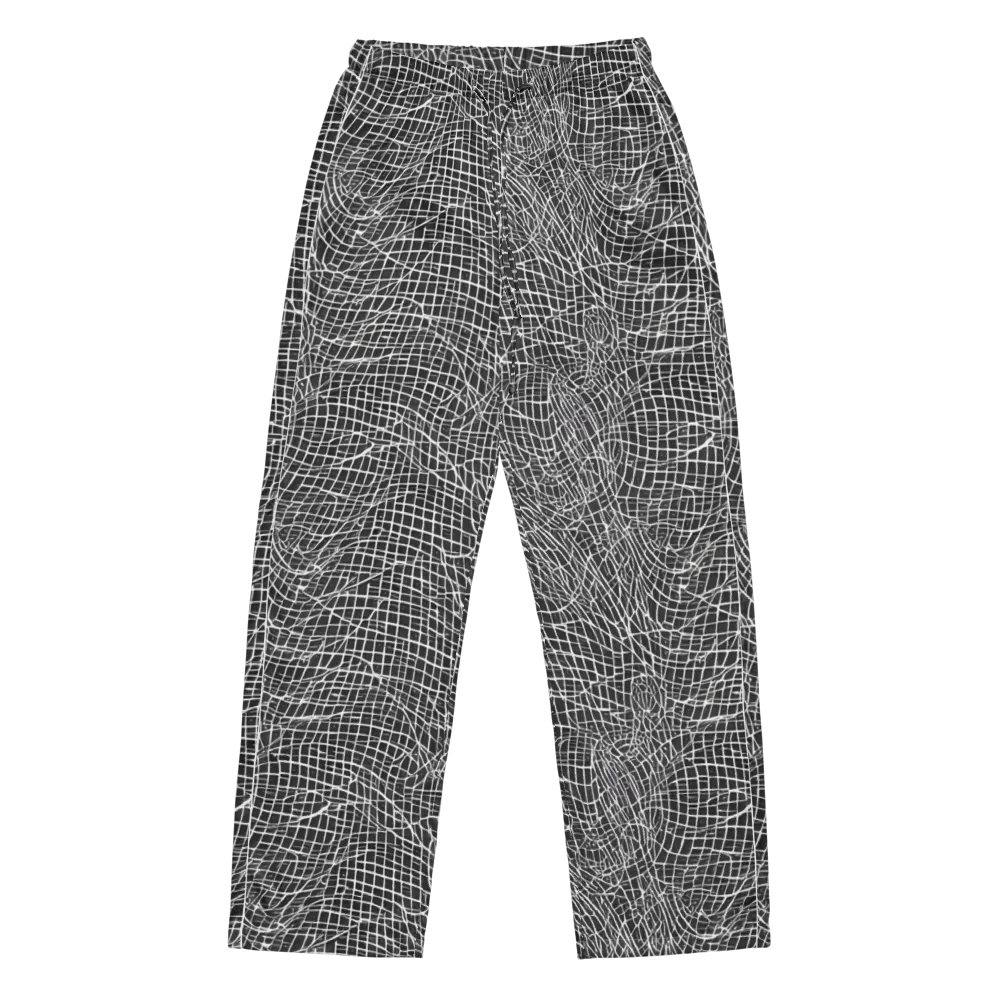 Obsidian Lattice on Women's Pajama Pants — Front