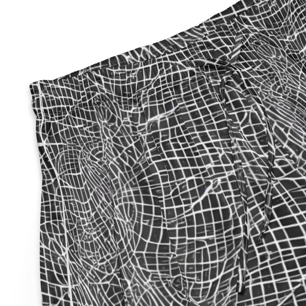 Obsidian Lattice on Women's Pajama Shorts — Product details