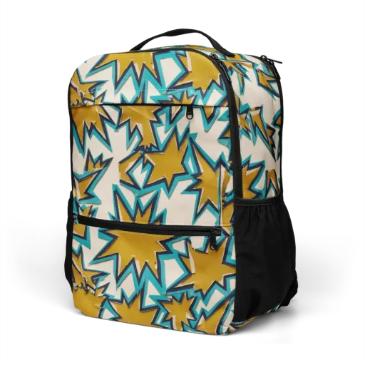 Gold Rush Geometry on a Utility Backpack