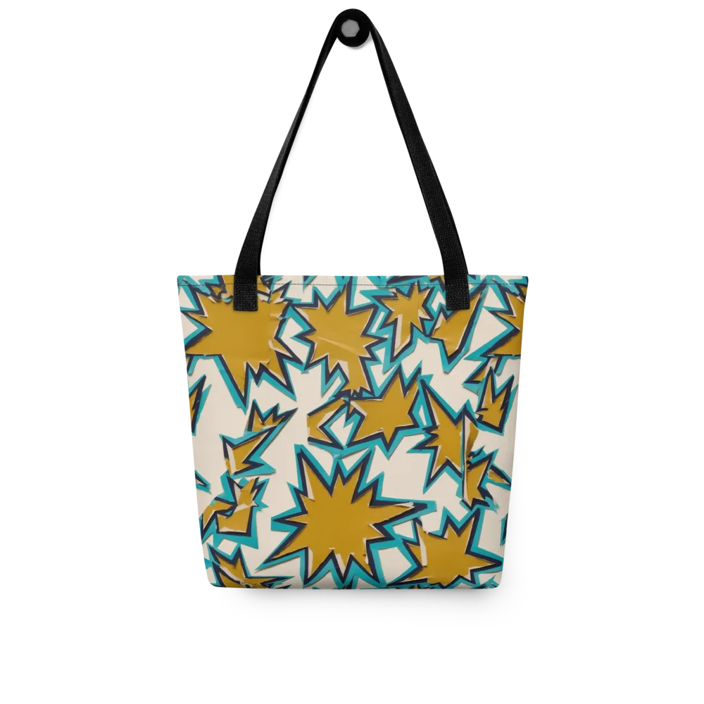 Gold Rush Geometry on Tote Bag — Front