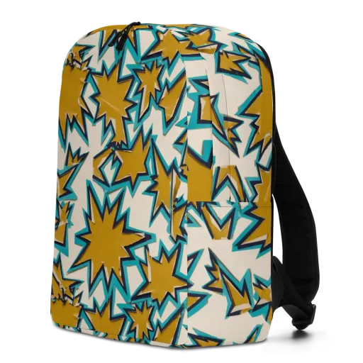 Gold Rush Geometry on a Minimalist Backpack