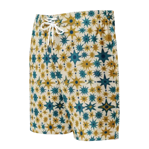 Starburst Bazaar on a Men's Board Shorts