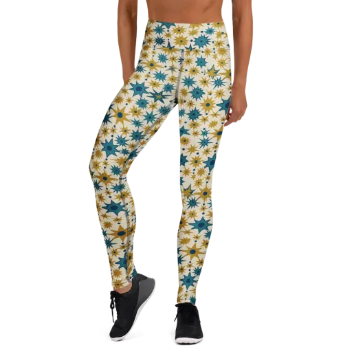 Starburst Bazaar on a Yoga Leggings