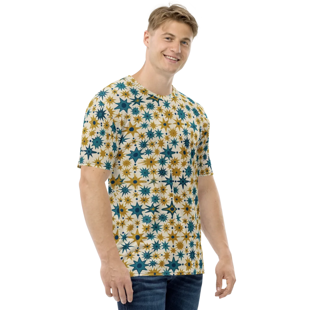 Starburst Bazaar on Men's Crew Neck T-Shirt — Right