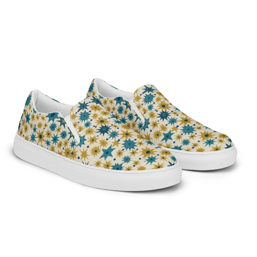 Starburst Bazaar on a Men's Slip-On Canvas Shoes
