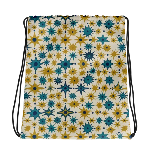 Starburst Bazaar on a Drawstring Bag