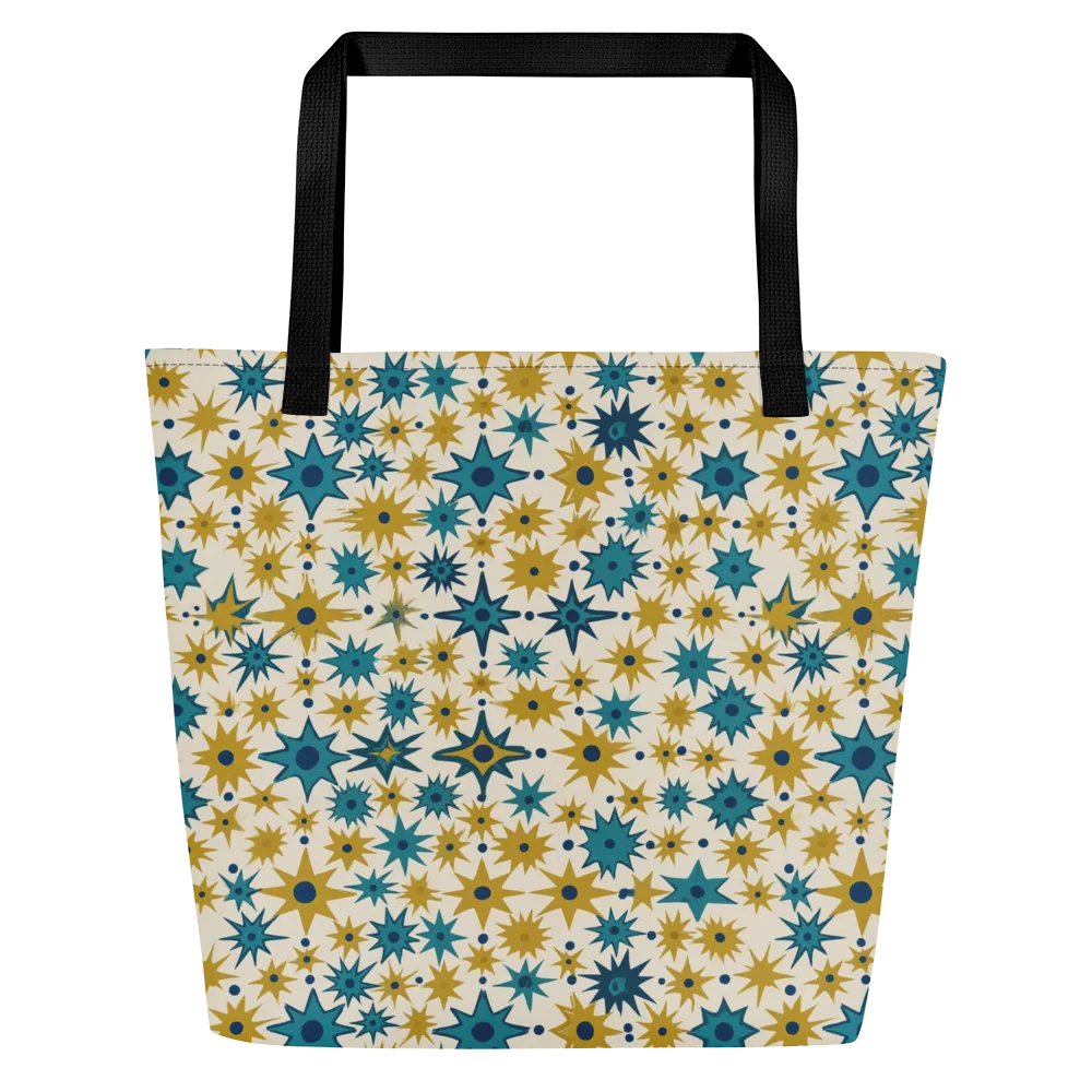 Starburst Bazaar on Large Tote Bag W/ Pocket — Front