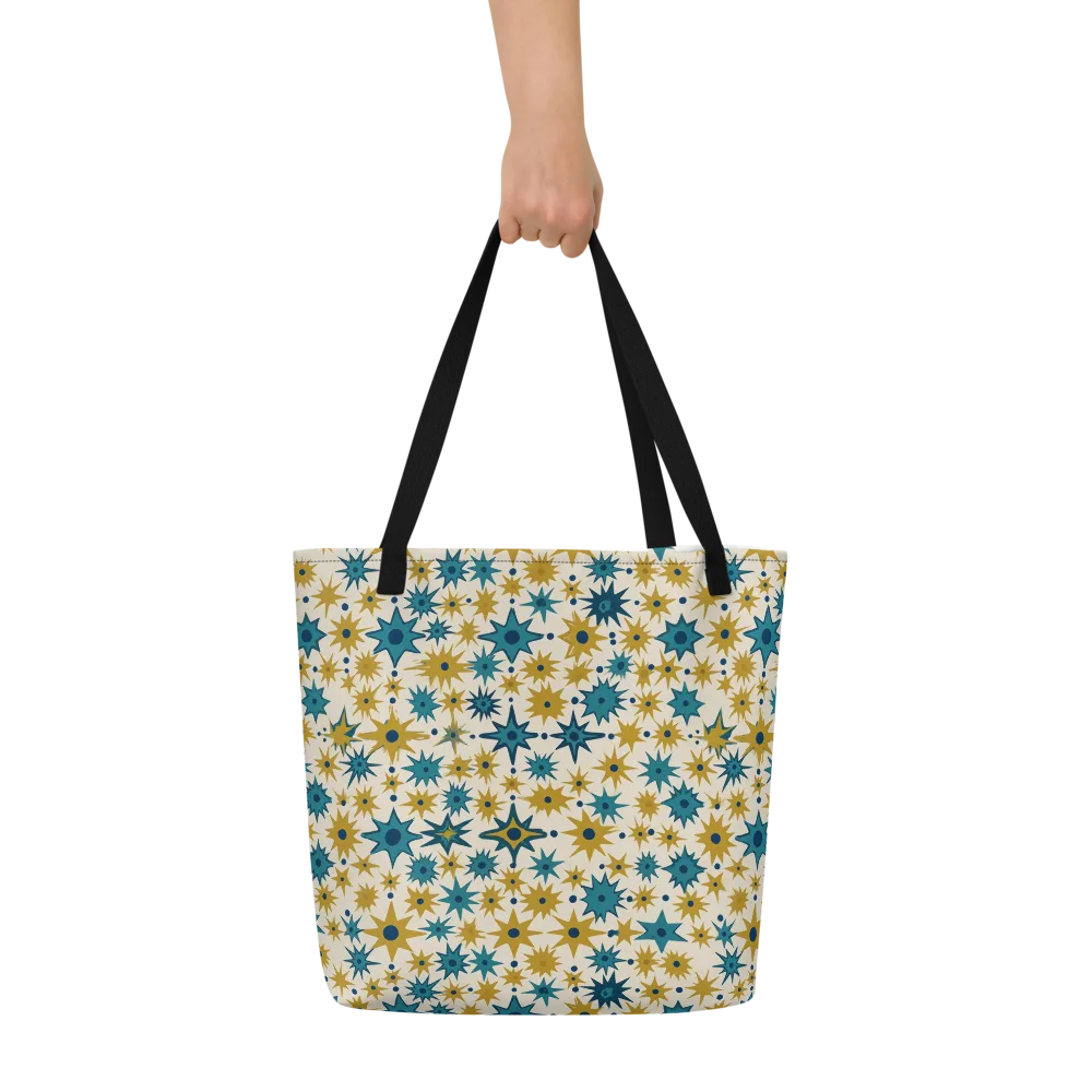 Starburst Bazaar on Large Tote Bag W/ Pocket — Front