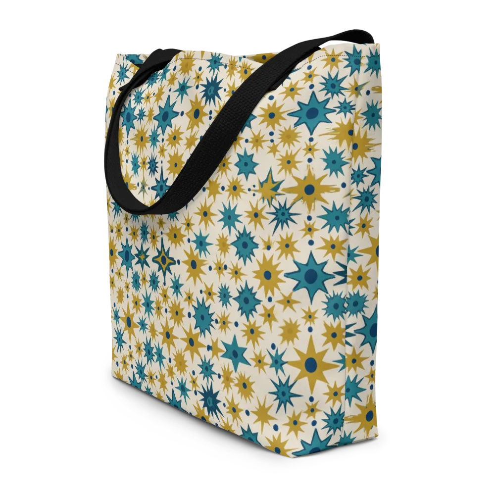 Starburst Bazaar on Large Tote Bag W/ Pocket — Front
